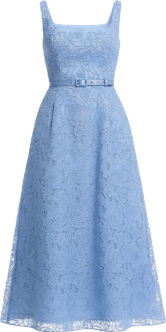 dress the population aurora lace tea length dress Green Lace Aurora Dress by Dress The Population