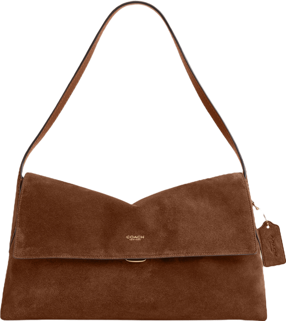 COACH Chelsea Large Suede Shoulder Bag 36 - Macy's