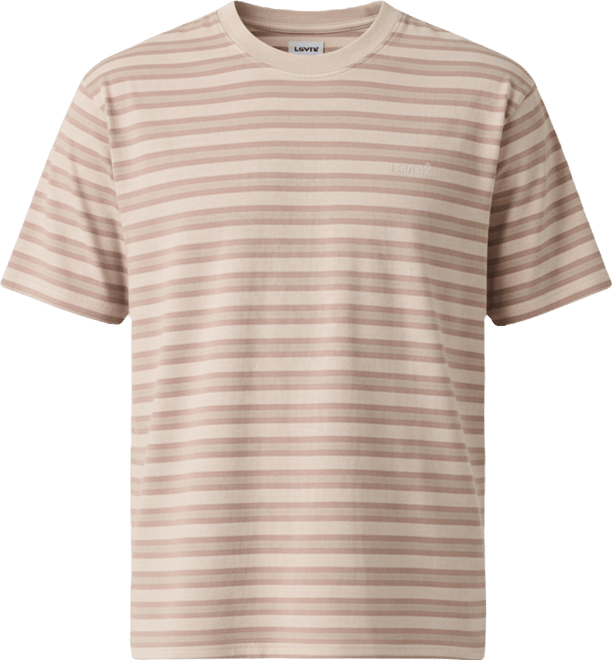 Premium Men's Short-Sleeve Striped Crewneck T-Shirt
