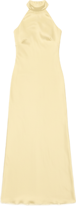 Women's Tie Neck Long Dress