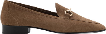Women's Buckle Leather Moccasins
