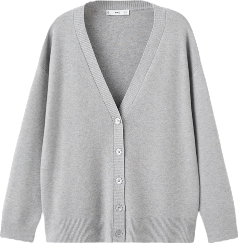 Women's V-Neck Knitted Cardigan Sweater