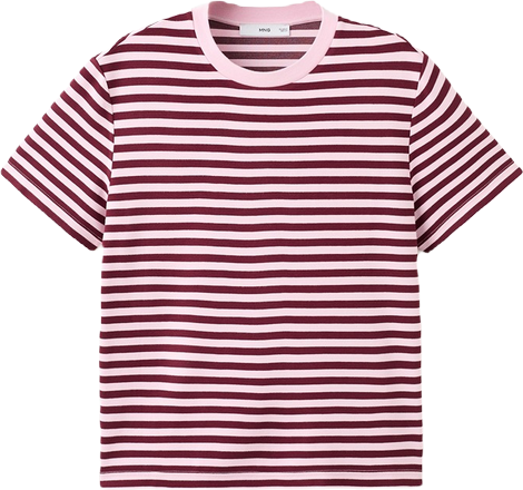 Women's Striped Short-Sleeved T-Shirt