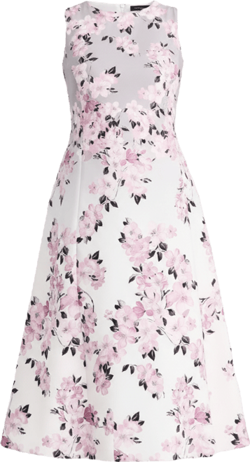 Petite Sleeveless Crew Neck Dress