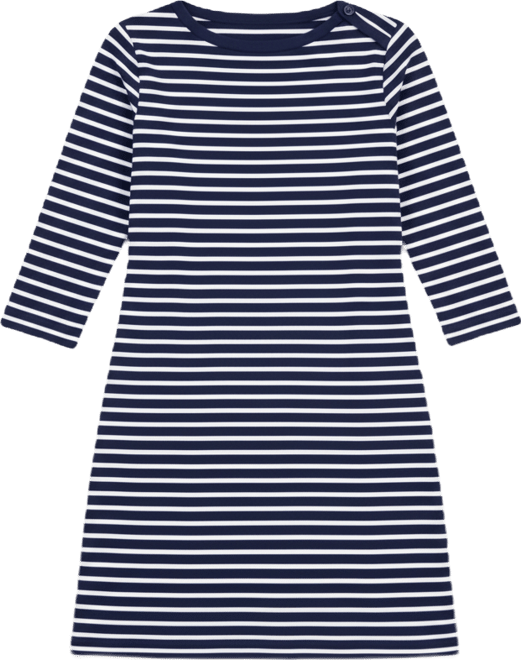 Style & Co. Petite Striped Knit Envelope-Neck 3/4-Sleeve Dress, Macy's  Exclusive - Macy's