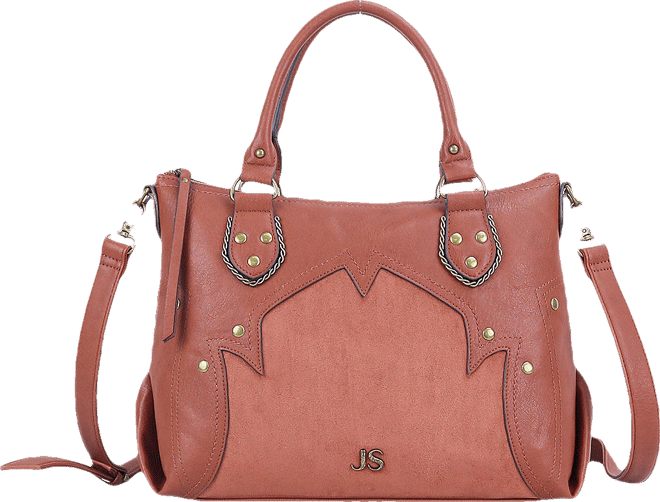 JS Jessica Simpson Elina Satchel, Color: Brown - JCPenney