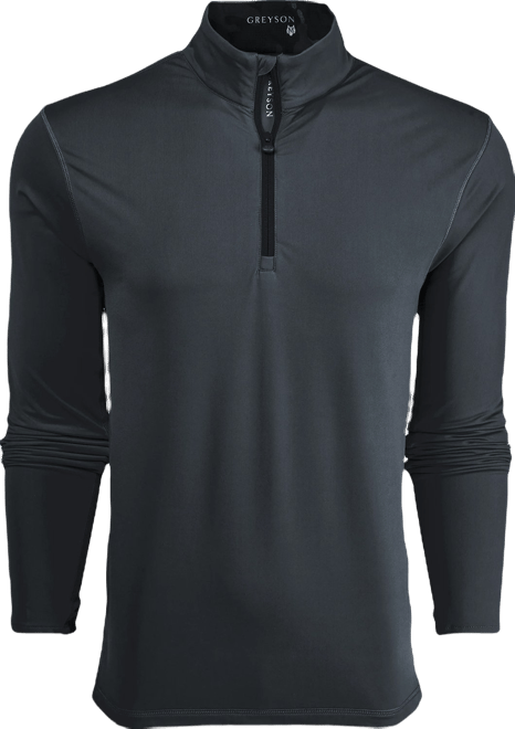 Greyson Tate Mock Neck Quarter-Zip Golf Pullover - Carl's Golfland