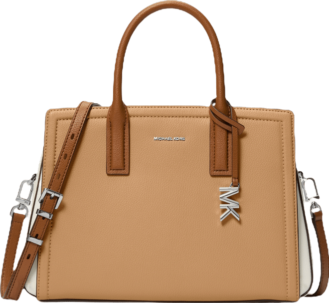 Women's Laila Medium Color-Block Leather Satchel Bag