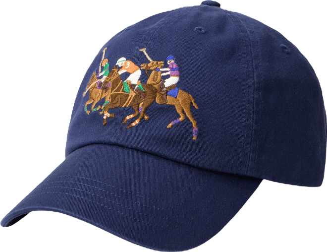 Polo Ralph Lauren Men's Triple-Pony Twill Ball Cap - Macy's