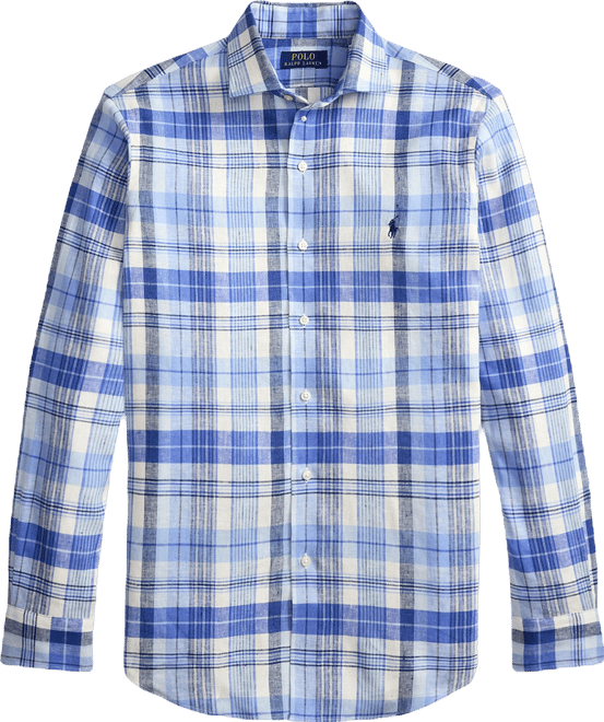 Polo Ralph Lauren Men's Classic-Fit Plaid Pattern Shirt - Macy's