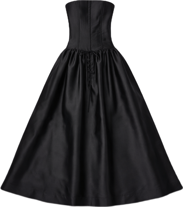 drop waist princess wedding dress Evelyn Drop Waist Mini Dress in Black – Isalis