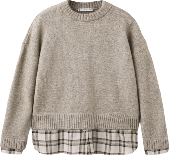 Women's Combined Shirt Sweater