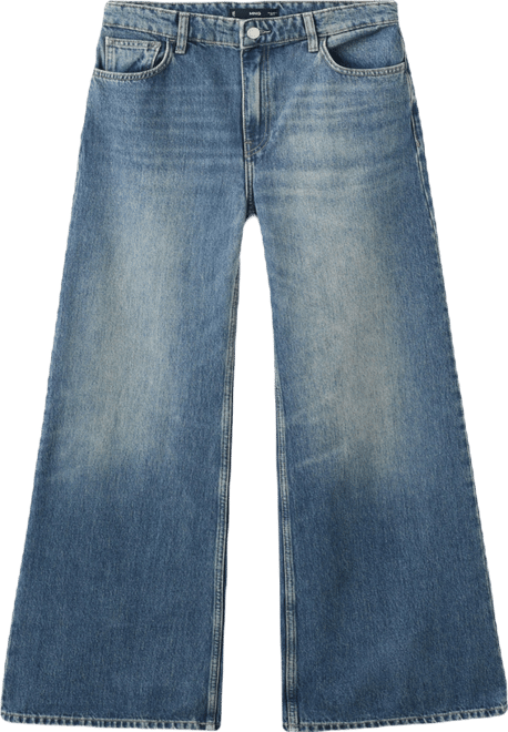 Women's High-Waisted Wide Leg Jeans