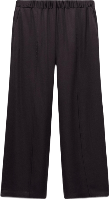 Women's Adjustable Waist Straight-Leg Pants
