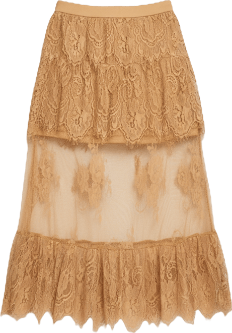 Women's Lace Tiered Maxi Skirt, Macy's Exclusive