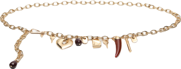 Women's Hanging Pieces Metal Belt