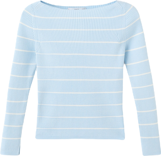Women's Boat-Neck Knitted Sweater