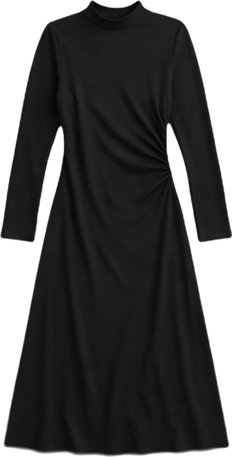 Women's Ruched Midi Dress