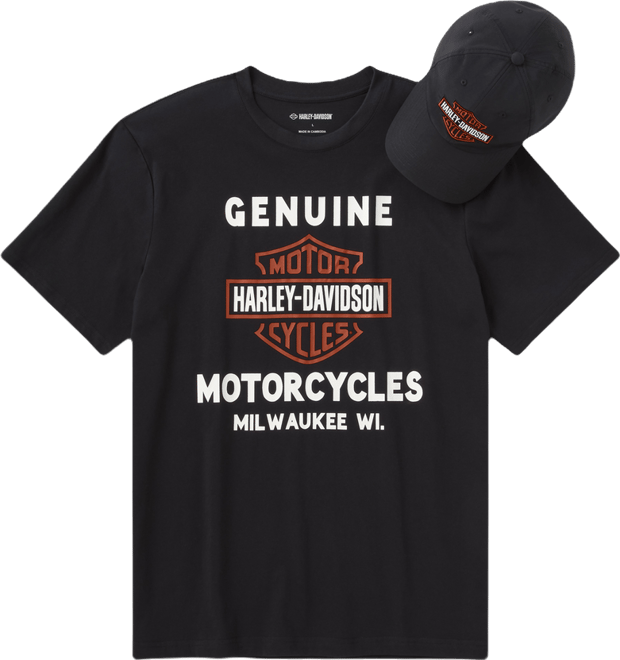 Men's Bar & Shield Hat & Tee Gift Set | Harley-Davidson USA