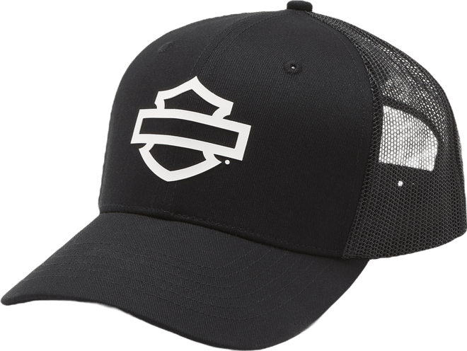 Men's Logo Colorblock Adjustable Trucker Cap | Harley-Davidson USA