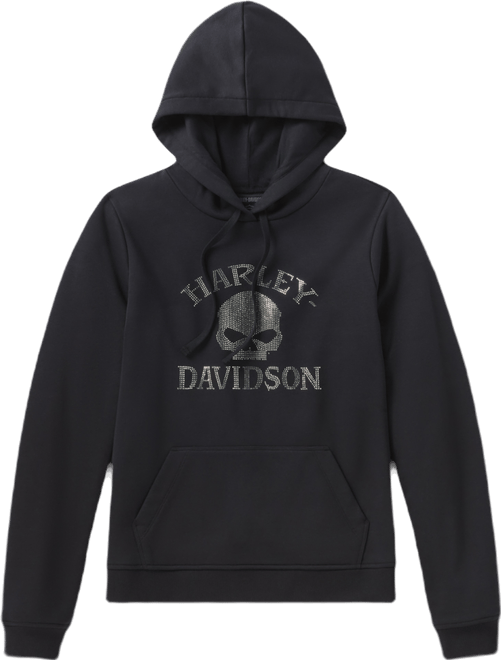 Women's Willie G Skull Bling PO Hoodie | Harley-Davidson USA