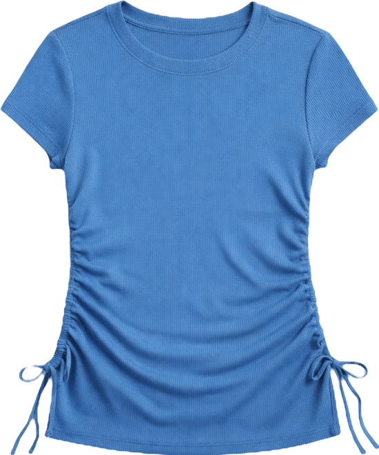 Women's Side-Tie T-Shirt, Exclusively at Macy's
