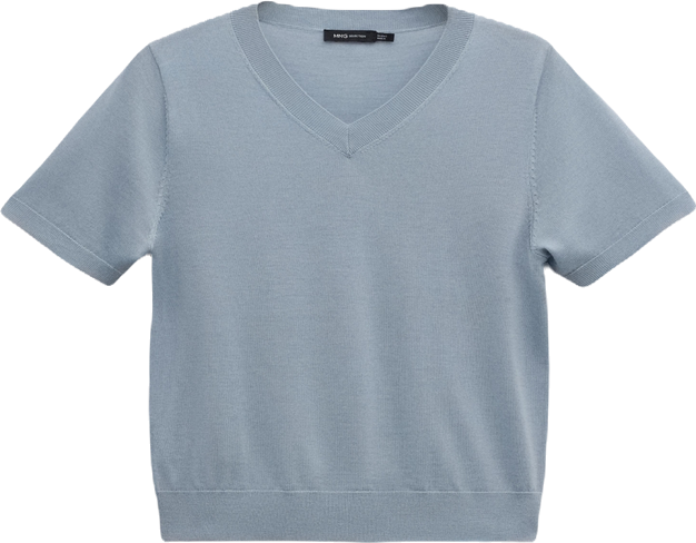 Women's Wool Short-Sleeved Sweater