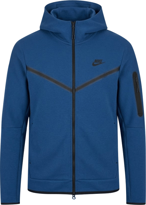 Shop Nike Tech Fleece Full-Zip Windrunner Jacket HV0949-476 blue