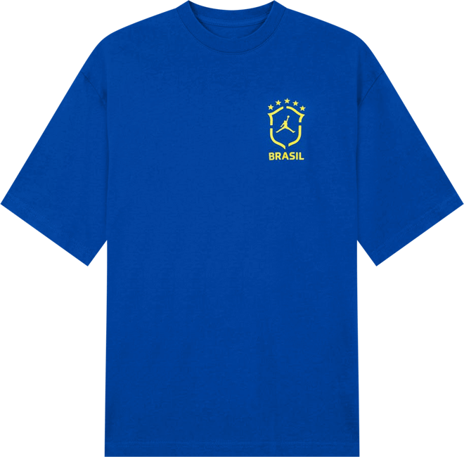 Men's Jordan 85 Brazil 5 Star Graphic Oversized T-Shirt | Finish Line
