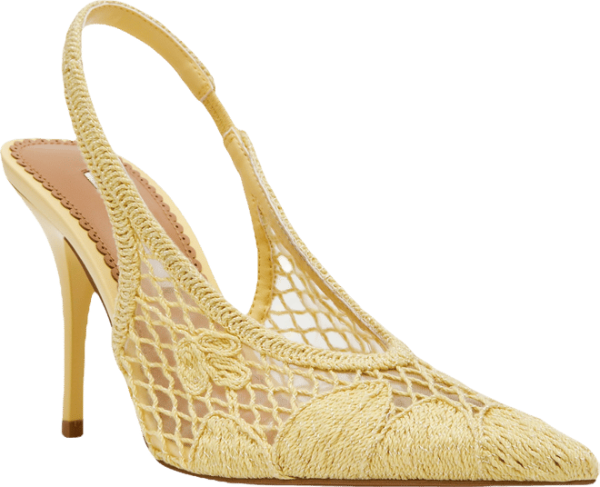 Steve Madden Andromeda Crochet High Vamp Slingback Pumps | Dillard's