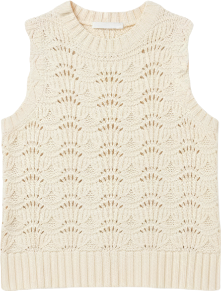 Women's Sleeveless Crochet Tank Top