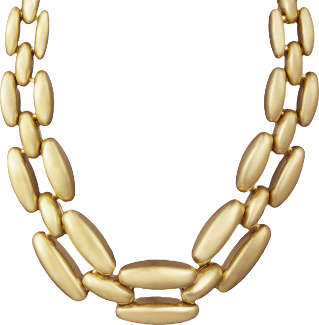 Donna Karan Gold-Tone Chunky Link Collar Necklace