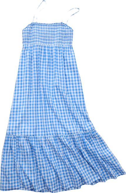 AE Smocked Babydoll Midi Dress | American Eagle