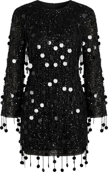 Coast Women's Sequin Tassel Mini Dress - Macy's