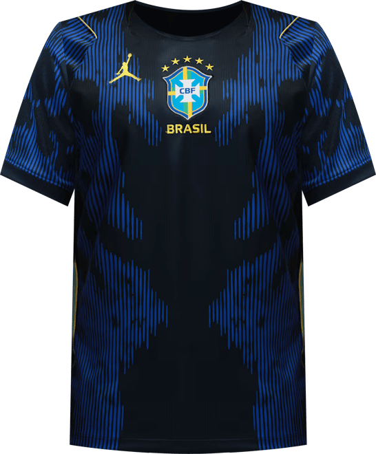 Segona equipació Match Brasil 2026 Samarreta de futbol Authentic Jordan Aero-FIT - Home