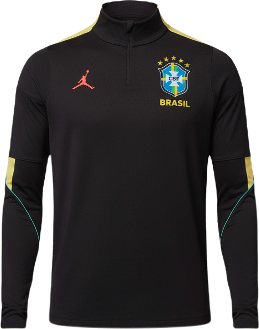 Brésil Strike Haut d'entraînement de foot en maille Jordan Dri-FIT pour homme