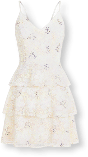 by&by Womens Juniors Floral Fit + Flare Dress, Color: Pat Q - JCPenney