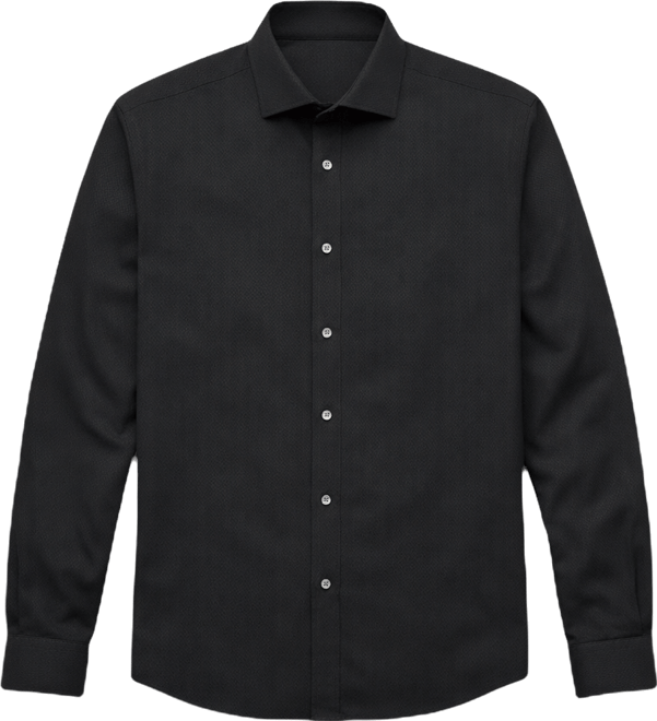 Men's Diamond Dobby Spread Collar Dress Shirt, Macy's Exclusive