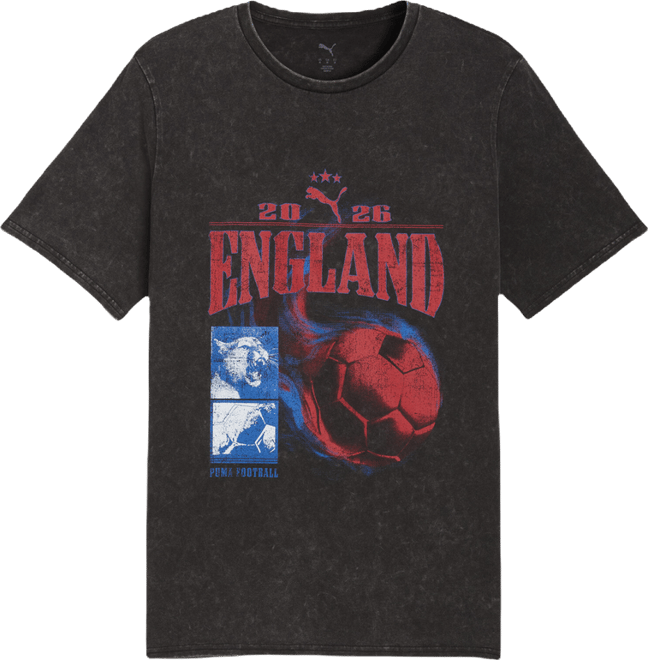 デッドストック 90s USA製 Puma ゲームシャツ サッカーシャツ M Soccer Nations 90s Fanwear Men's Graphic Tee | PUMA