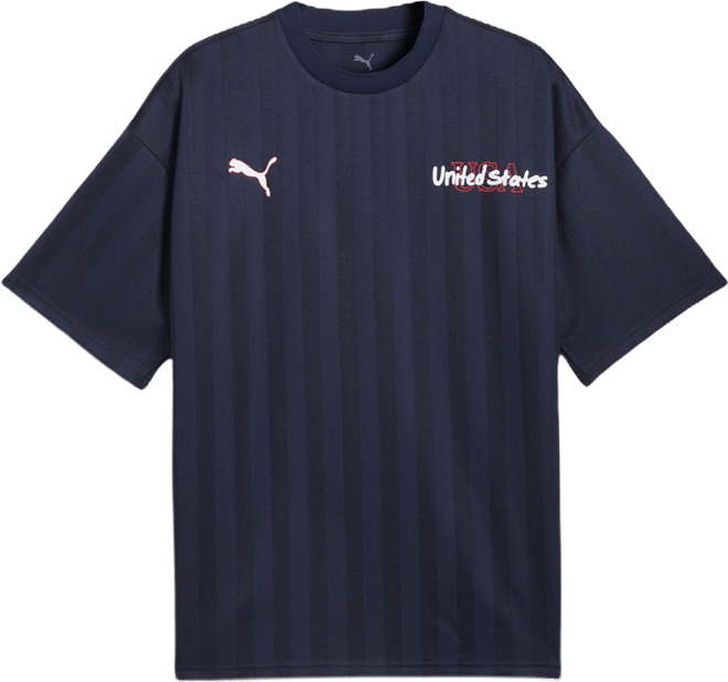 尚志FC 応援 パーカー＆プラクティスシャツセット PUMA サイズS ネイビー USA Soccer Fanwear Men's Relaxed Jersey | PUMA