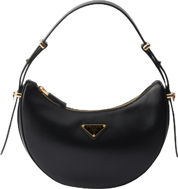 Prada Arque Small Leather Shoulder Bag | Bloomingdale's Handbags