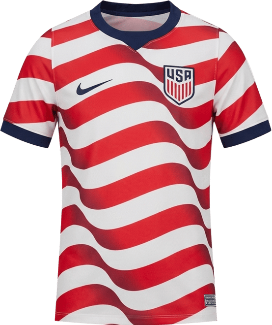 Big Kids' Nike USA 26 Stadium Home Dri-FIT Replica Soccer Jersey