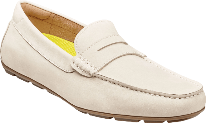 Florsheim Motor Smooth Moc-Toe Penny Driver Loafers - Macy's