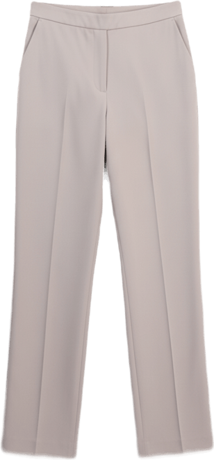 Petite Pull-On Mid-Rise Pants