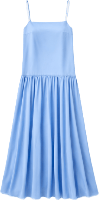 Women's Marina Silky Square Neck Maxi Dress