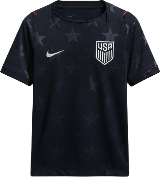 Selección de fútbol masculino de Estados Unidos visitante 2026 Stadium Jersey de fútbol Nike Dri-FIT Replica para niños talla grande
