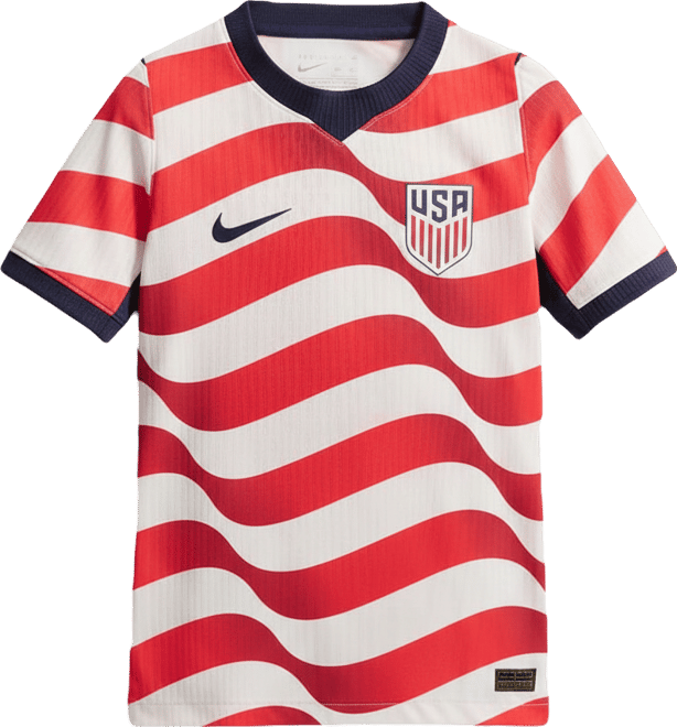 USMNT 2026/27 Match Home Big Kids' Nike Aero-FIT Soccer Authentic Jersey