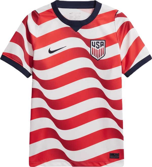 USMNT 2026 Stadium Home Big Kids' Nike Dri-FIT Soccer Replica Jersey