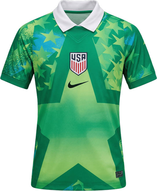 USMNT portero 2026 Stadium Jersey de fútbol de manga corta Nike Dri-FIT Replica para niños talla grande