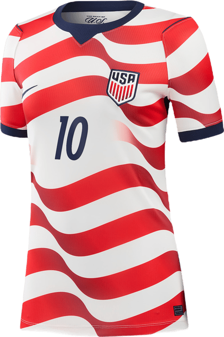 Christian Pulisic USMNT 2026 Stadium Home Women's Nike Dri-FIT Soccer Jersey